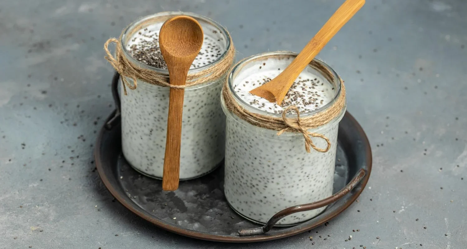 Coconut chia halo-halo inspired parfait with mango and toasted coconut — healthy Filipino dessert recipe”