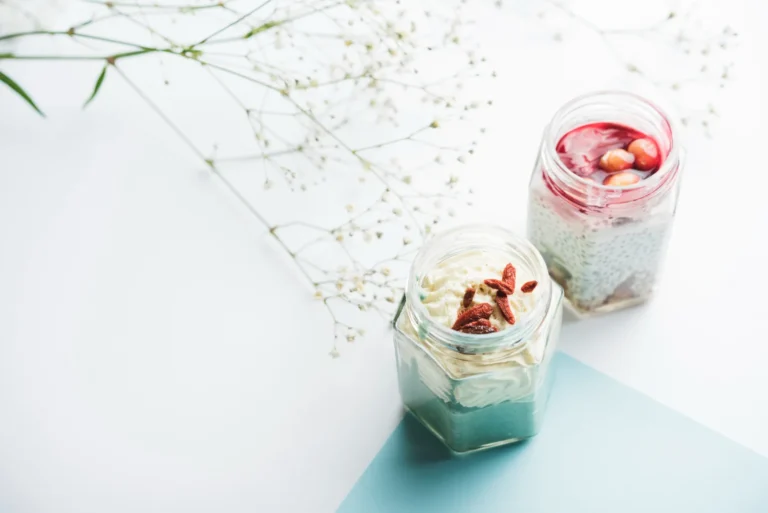 Nutritious chia seed pudding with coconut milk — protein-packed Filipino-inspired dessert