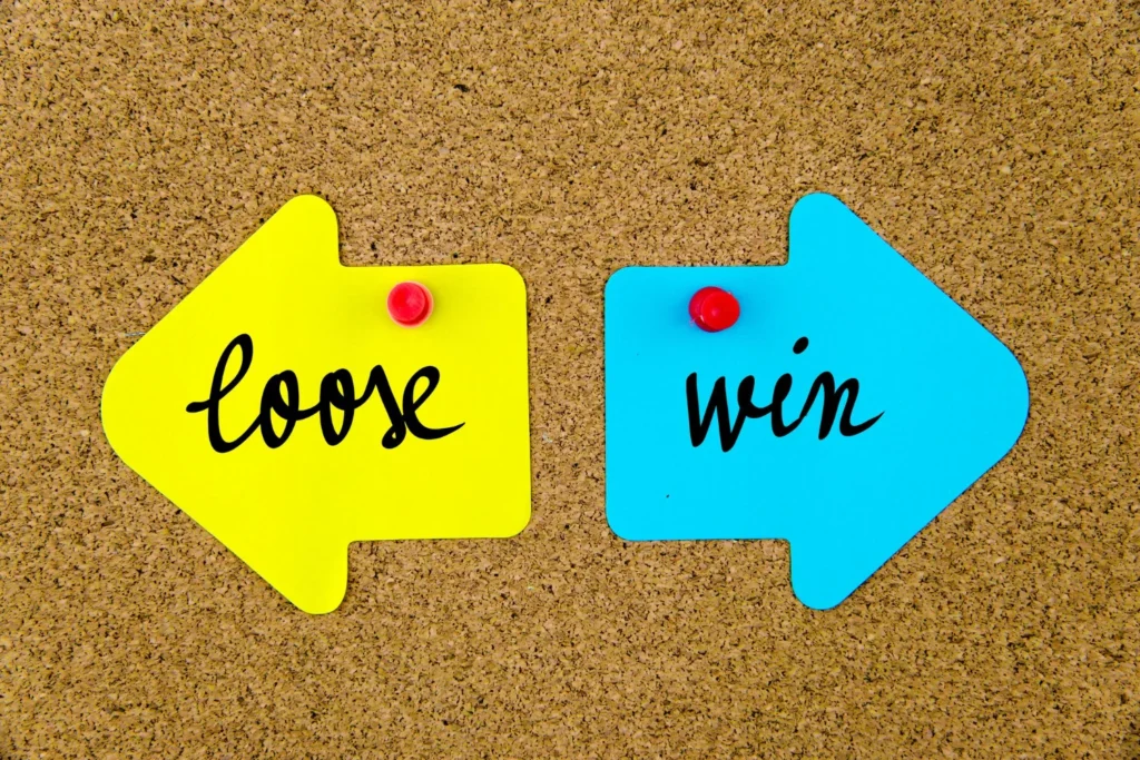 Shift your mindset from losing to winning — motivational lifestyle and success message