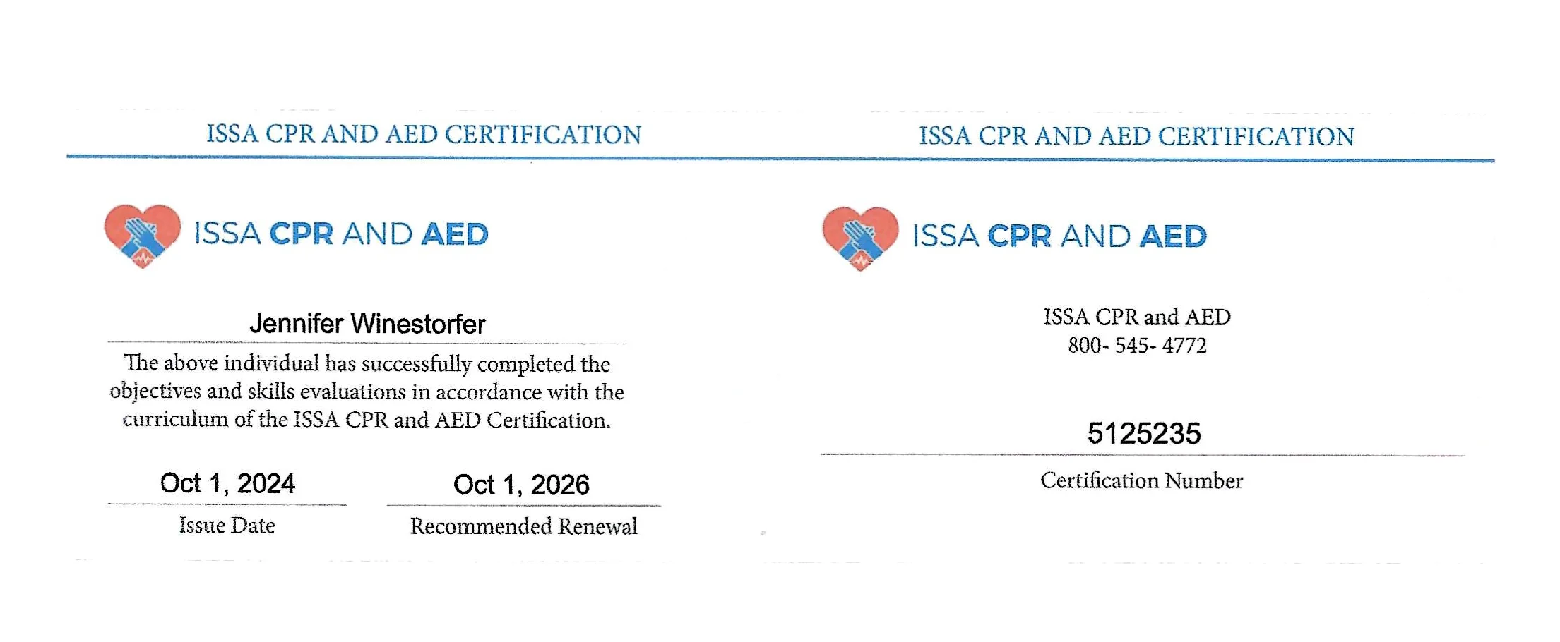 8.10-31-26 - ISSA Cerfification Renewal CPR-AED Scanned